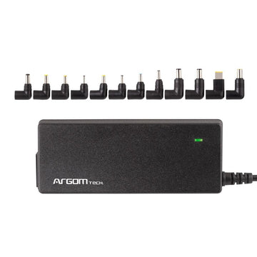 Argom Compact Universal Notebook Charger 90W - Auto Sensing (ARG-AC-0095)
